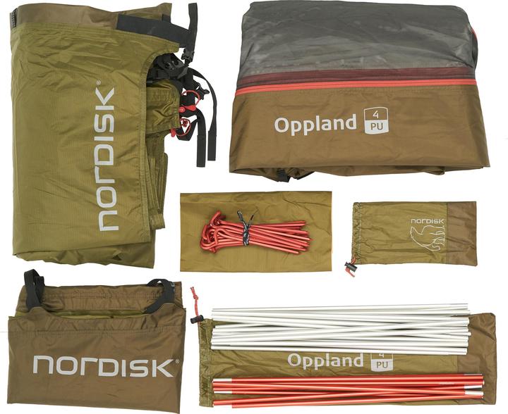 Produktbild Nordisk Oppland 4 PU (Tunnelzelt, 5.49 kg, 4 Personen)