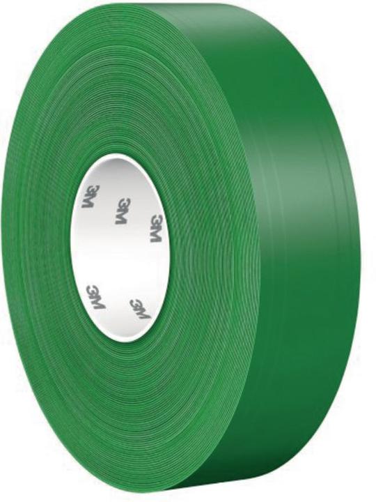 Actual product image 3M ™ Langlebiges Bodenmarkierungsband 971L, Grün, 609.6 mm x 32.9 m, 0.43 mm
