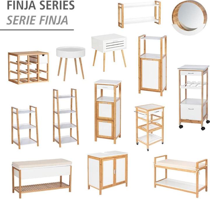 Actual product image Wenko Kitchen Trolley Finja