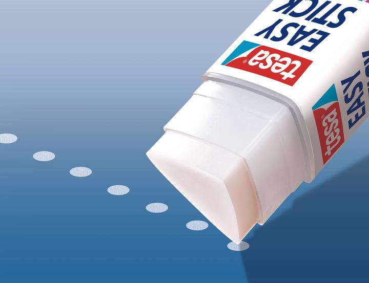 Produktbild tesa 3x Klebestift ecoLogo, geruchsneutraler Klebstick für Papier / Pappe