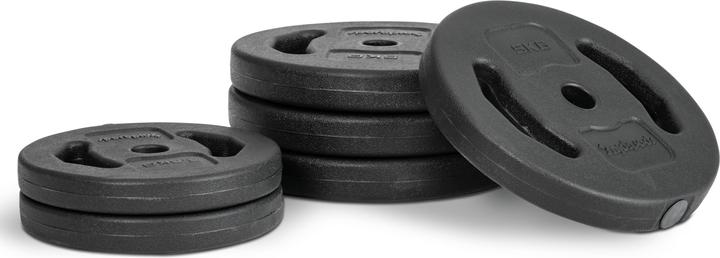 Actual product image Sportplus Weight plate set 25 kg (4 x 5 kg, 2 x 2.5 kg)