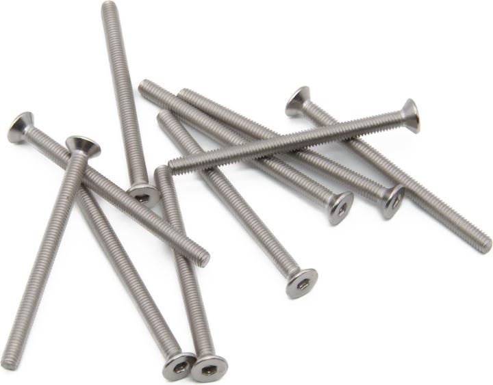 Actual product image Purecrea 10 pcs M3x40mm countersunk screws set stainless steel