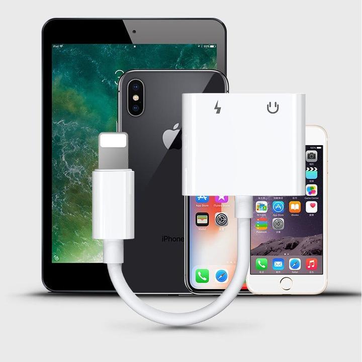 Image du produit Joyroom Adaptateur pour casque d'écoute (Lightning, 2 x Lightning)