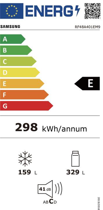 Energie-Label Samsung RF48A401EM9/EO (488 l)