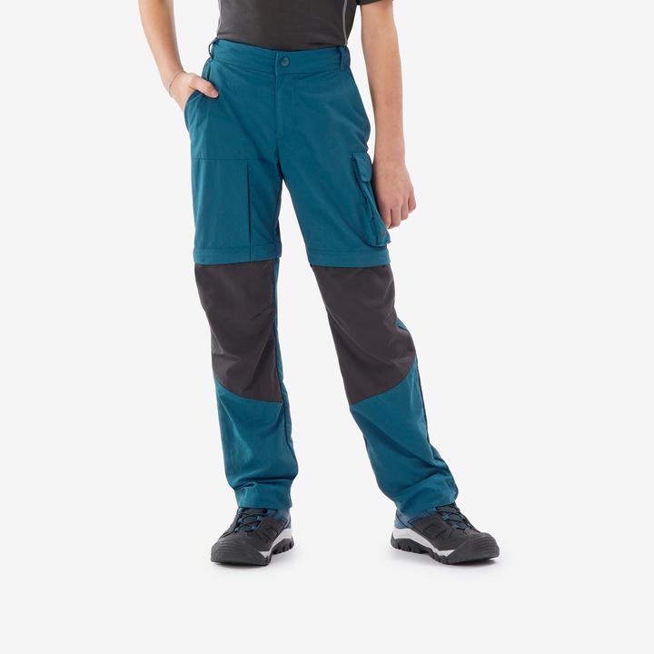 Quechua Zip-Off-Hose Kinder Gr. 123–172 Wandern - MH500 blau