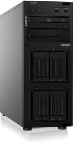 Actual product image Lenovo ThinkSystem ST250 7Y46 (Intel Xeon E-2224, 16 GB, Tower Server)
