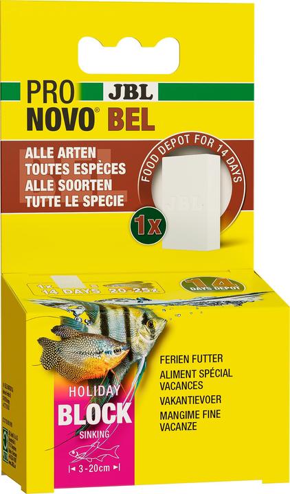 Actual product image JBL Aquaristik und Terraristik ProNovo BEL HOLIDAY (Freshwater fish)