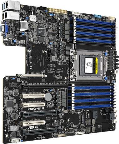 Produktbild ASUS KNPA-U16(+ASMB9-iKVM) AMD Server mainboard (SP3, Intel SoC)