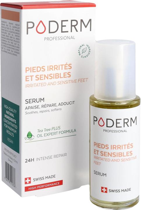 Produktbild Poderm Serum juckende und empfindliche Füsse (Fusscrème & Fussgel, 75 ml)