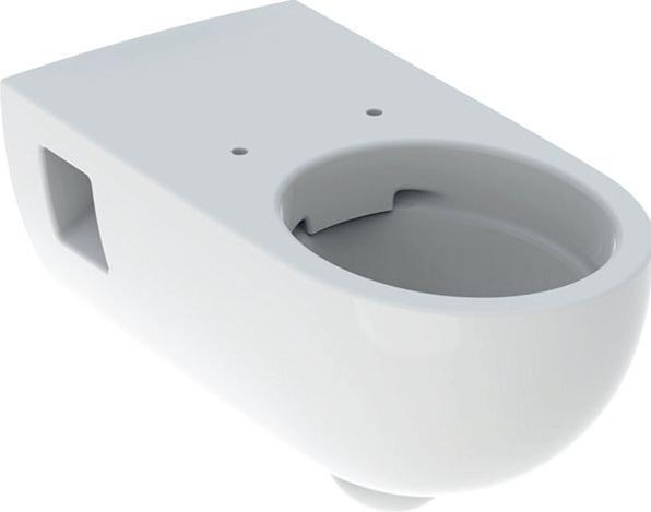 Immagine prodotto Geberit Keramag Renova Nr. 1 WC di lavaggio Comfort, senza bordo, 6/5 l, forma parzialmente chiusa, sospeso