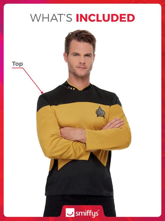 Produktbild Smiffys Star Trek: Uniform Yellow - Technik & Sicherheit (L)