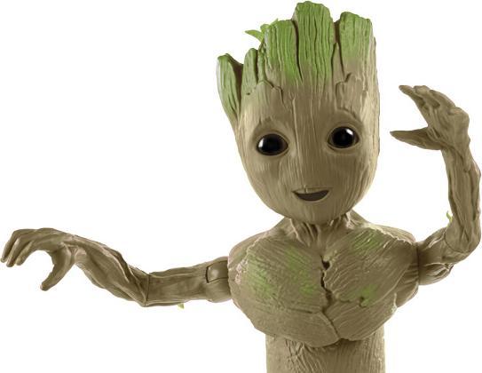 Productafbeelding Hasbro Marvel Studios Ik Ben Groot Groove 'N Grow Groot, 34cm Grote Interactieve Actiefiguur, Superhelden
