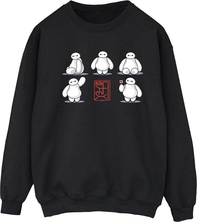Disney Big Hero 6 Baymax Many Poses Sweatshirt (XL)