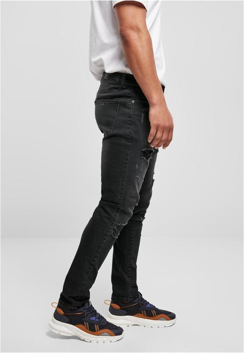 Actual product image Urban Classics Heavy Destroyed Slim Fit Jeans - 16475 (W29/L32)
