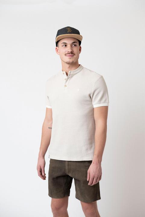 Immagine prodotto Bavarian Caps Polo in maglia fine Edelweiss (M)