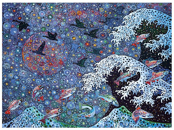 Produktbild Clementoni 35074 Puzzle Puzzlespiel (e) Kunst (500 Teile)