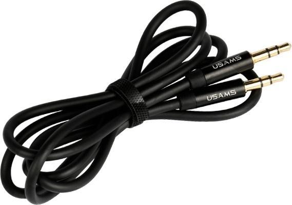 Produktbild Usams Adapter audio jack 3,5m 3,5m 1m czarnyblack YP101 YP01 (1 m)