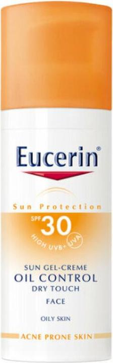 Image du produit Eucerin Sun Oil Control Sun Gel Dry Touch 50ml Soin solaire visage Spf30 (Gel solaire, SPF 30, 50 ml, 96 g)
