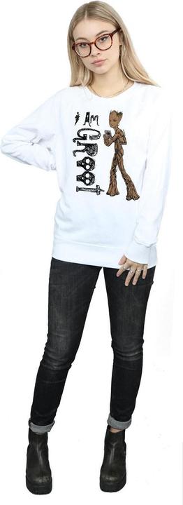 Image du produit - Sweat AVENGERS INFINITY WAR AM TEENAGE GROOT - Femme (S)