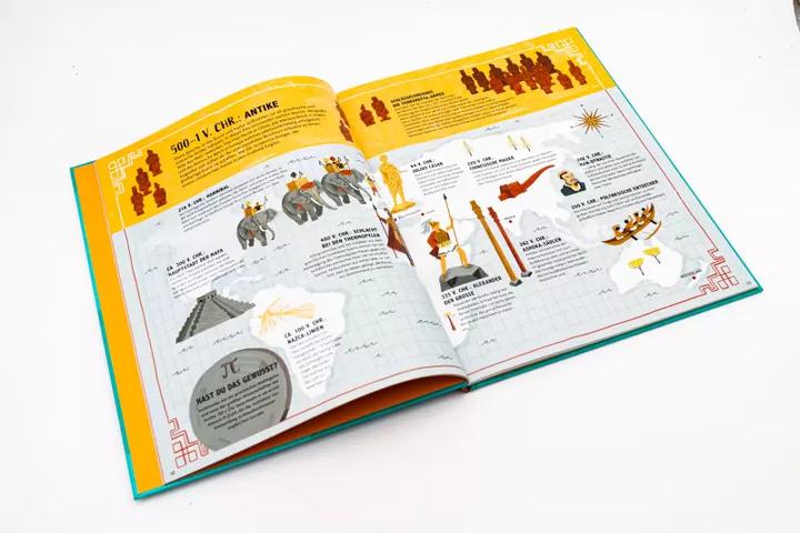 Produktbild Was geschah zur gleichen Zeit? (Deutsch, Philip Parker, Liz Kay, Loewe Sachbuch, 2022)
