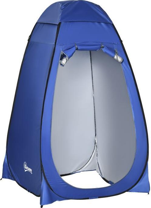 Actual product image Swisshandel24 Pop up toilet tent Mobile camping shower tent Changing room tent with inner pocket Shower cubicle (1 person)