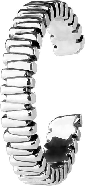 Produktbild Hollywood Body Jewelry Ring silber mit Rillen (Messing)