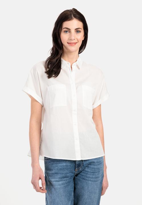 Actual product image Camel Active Half-sleeved blouse made from cotton twill (S)