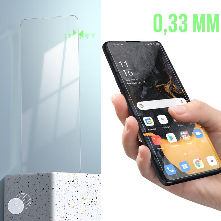Produktbild Avizar 9H Härtegrad Glas-Displayschutzfolie (1 Stück, Oppo Find X5 Pro)