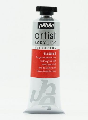 Immagine prodotto Pebeo Artist Acrylics extrafine (Luce rossa di cadmio, 37 ml)
