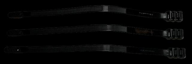 Actual product image HellermannTyton Cable tie. black Robusto 942 9x260mm (Plastic cable ties, 260 mm, 100 pcs.)