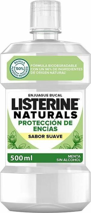 Produktbild Listerine NATURALS enjuague bucal protección encías 500 ml (500 ml, Mundspülung)