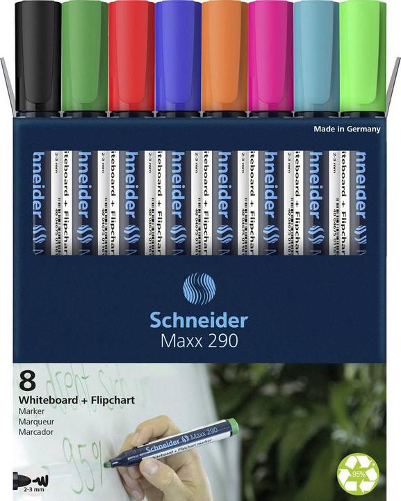 Schneider Maxx 290 (Geassorteerde kleuren, 3 mm, 8 x)