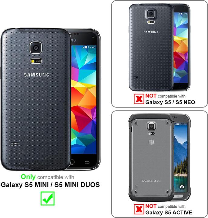 Productafbeelding Cadorabo Boek Onzichtbare Magneethoes (Samsung Galaxy S5 Mini)