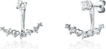 JVD Sparkling silver earrings with zircons SVLE1872X75BI00