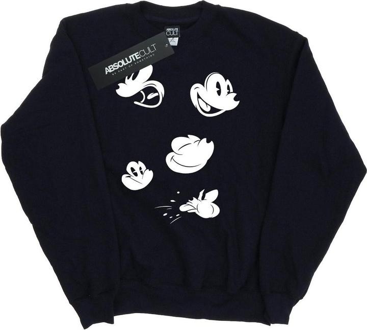 Actual product image Disney Womens/Ladies Mickey Mouse Faces Sweatshirt (L)