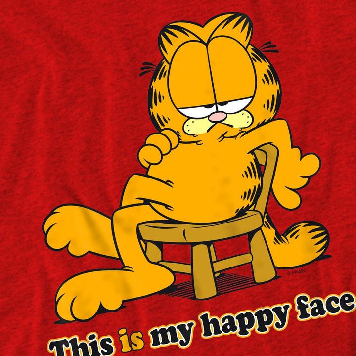 Immagine prodotto Garfield Happy Face Maglietta Adulto Unisex (M)