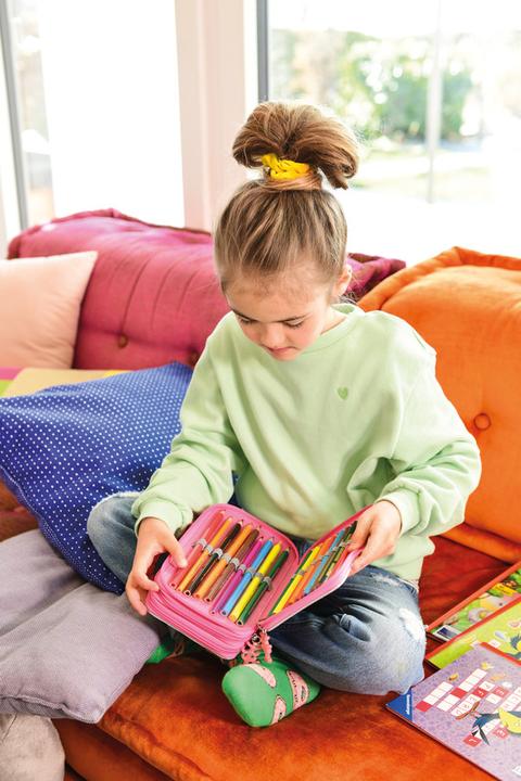Actual product image Step by Step satchel accessories XXL pencil case, 43 pieces