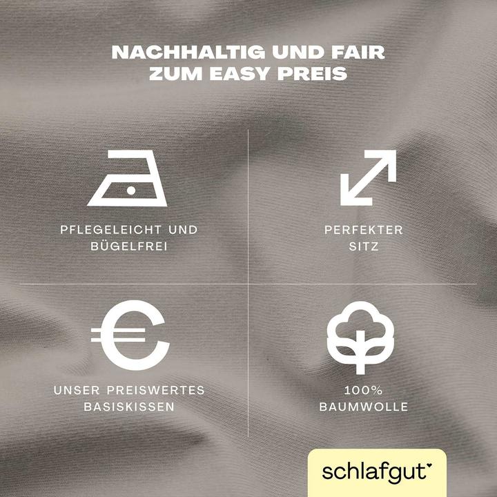 Produktbild schlafgut Easy Jersey (Duvetbezug, 40 x 40 cm)