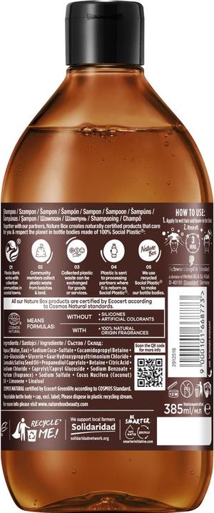 Produktbild Nature Box 3in1 Anti-Schuppen (385 ml, Flüssiges Shampoo)