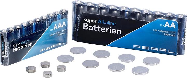 Actual product image Pearl Battery set 32 pieces with alkaline and lithium cells (32 pcs., AA)
