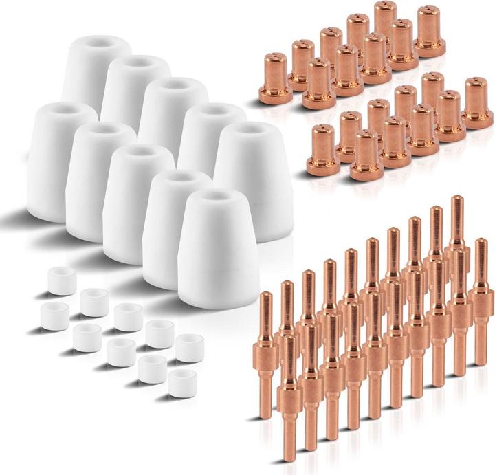 Actual product image Stahlwerk Wear parts set 60 parts for plasma cutter PT-31 Plasma accessories