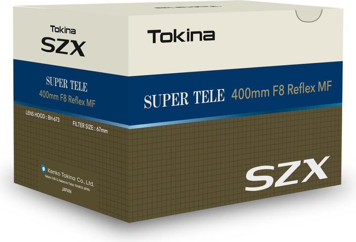 Produktbild Tokina SZX Super Tele 400mm f/8 Reflex Nikon Z-Mount (Nikon Z, Vollformat)