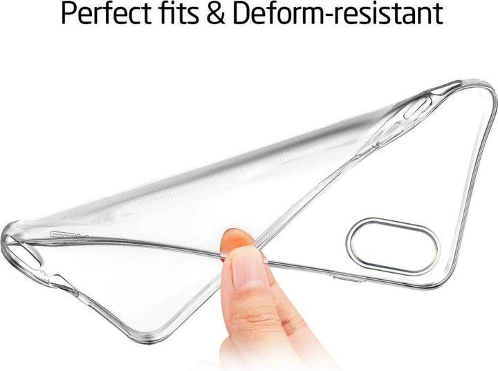 Actual product image Screenguard Apple iPhone X Flexible TPU Clear Case (Apple iPhone X)