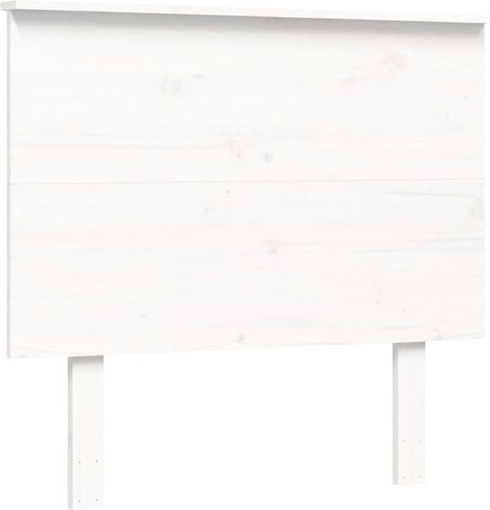Actual product image VidaXL Massivholzbett mit Kopfteil Weiss 3FT Single (90 x 190 cm)