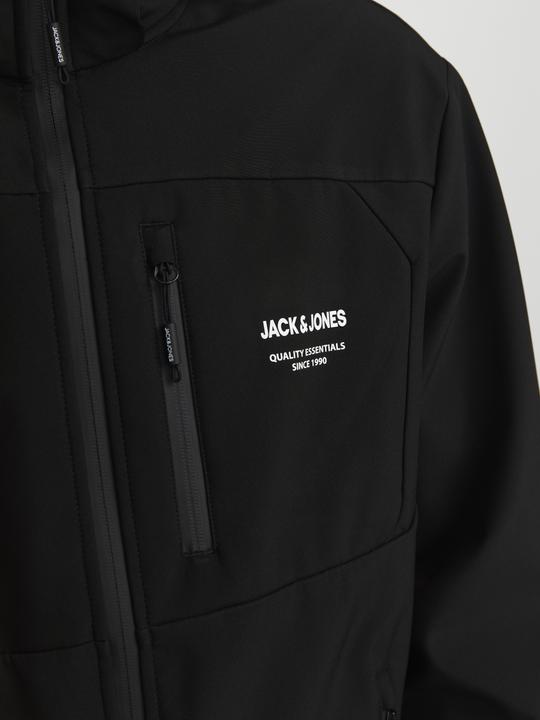 Produktbild Jack & Jones JACK&JONES PLUS JJTHEO SOFTSHELL JACKET PLS Heren Jas - Black (3XL)