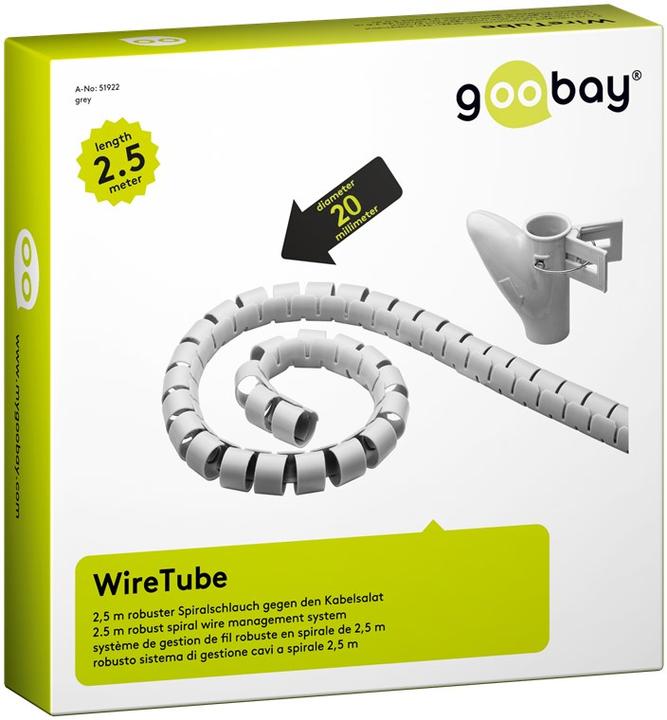 Produktbild Goobay 51922 - 2 cm - Rack-Zubehör (Kabelschlauch, 250 cm)