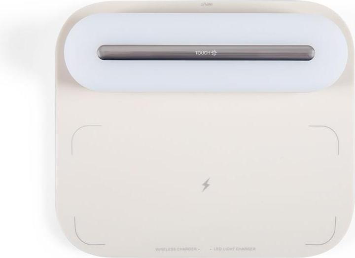 Actual product image Livoo Bedside lamp with fast wireless charger