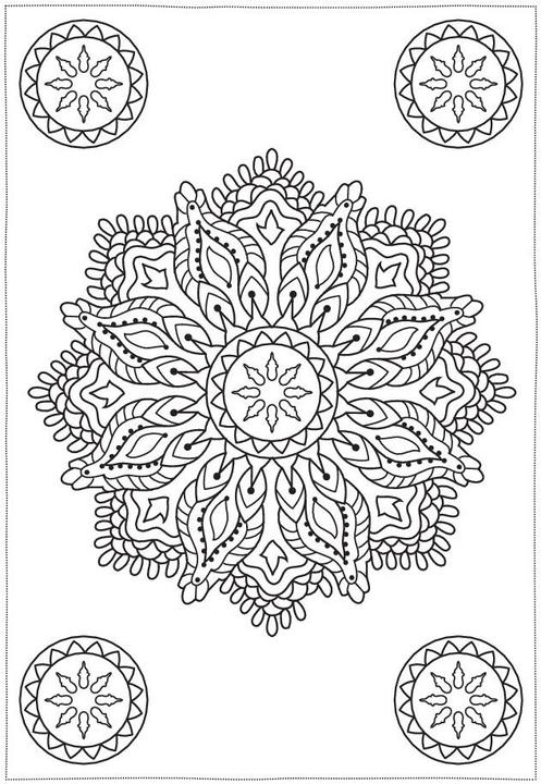 Immagine prodotto Cartoline da colorare Mandala artistici | 20 carte (20 pz.)