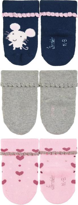 Immagine prodotto Sterntaler Calzini Mouse Set di 3 calzini Navy Taglia 15/16 (confezione da 3, 15 - 16)