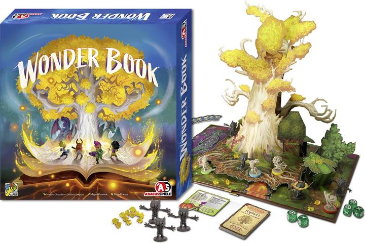 Produktbild Abacus ABA33211 - Wonder Book, Brettspiel, für 1-4 Spieler, ab 10 Jahren (EN, DE-Ausgabe) (Deutsch)